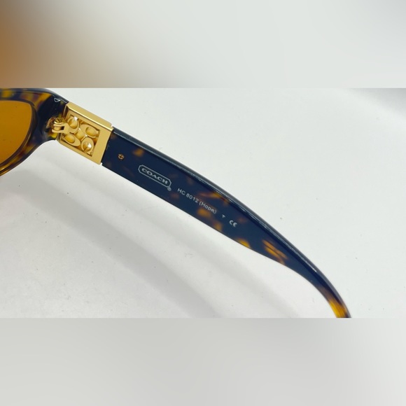 Coach HC8012 Hope Tortoise Oval Sunglasses Frames Only - Picture 7 of 8